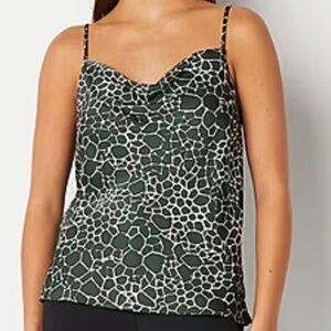 Tank Top Blouse Abstract Pattern Size XS